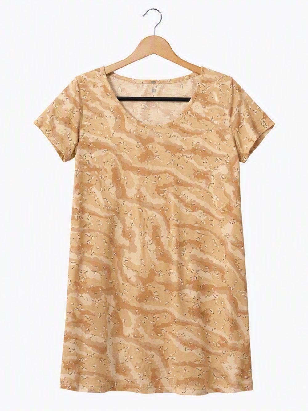 5/$25 Tag Abstract Camo T-Shirt Dress Size Large